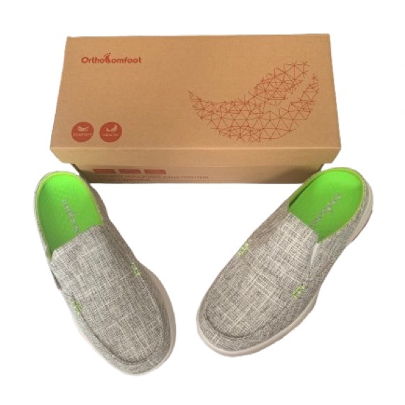 NEW OrthoComfoot Canvas Mule Orthopedic Walking Shoes - Picture 16 of 16